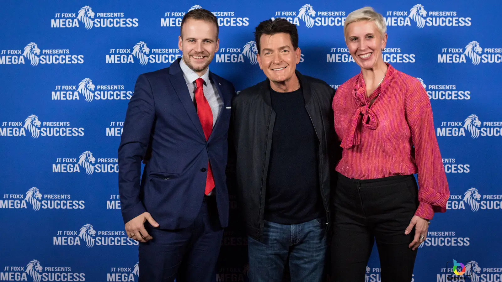 Danijela + Milos at a public business event with a well-known speaker
