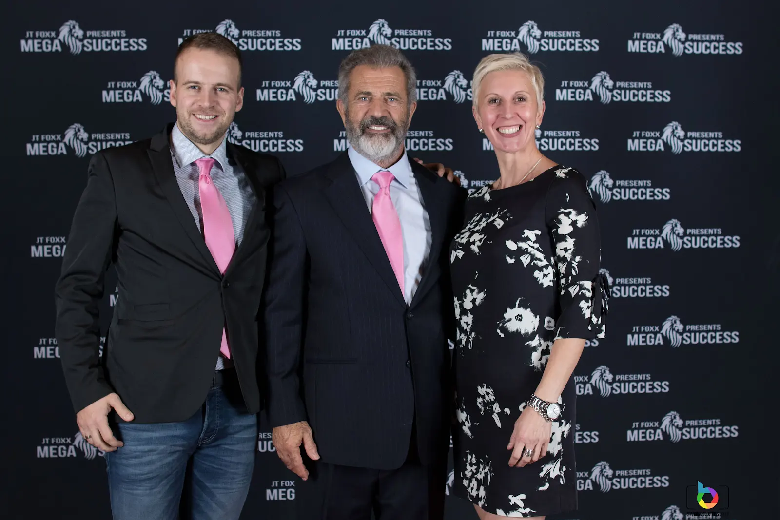 Danijela + Milos at a professional event with a public figure