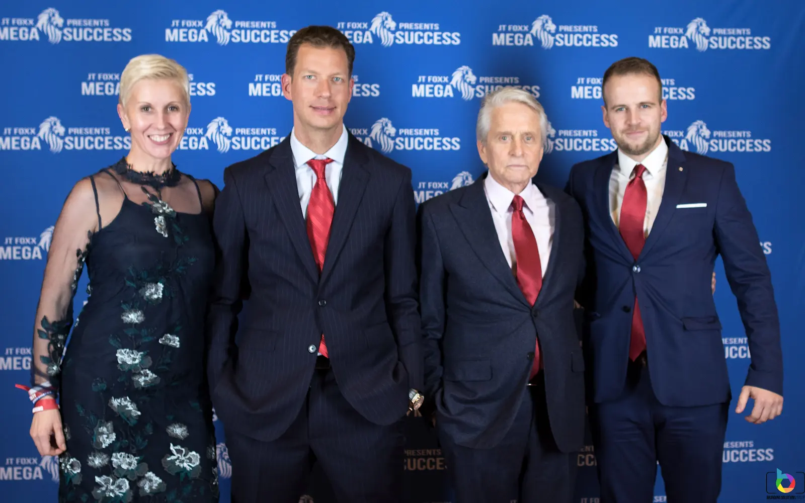 Danijela + Milos in a professional event group photo